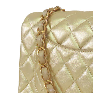 Chanel
Mini Rectangular Classic Metallic Lambskin Single Flap