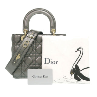 Dior
Small Metallic Lambskin Cannage My ABCDior Lady Dior