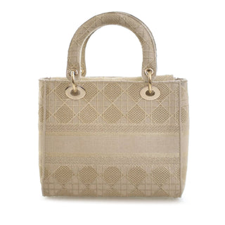 Dior
Medium Canvas Cannage Lady D Lite