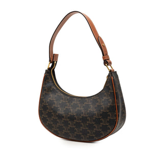 Celine Triomphe Coated Canvas Ava Shoulder Bag