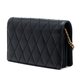 Saint Laurent Diamond Quilted Lambskin Angie Chain Bag