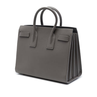 Saint Laurent Small Grained Calfskin Sac De Jour Satchel