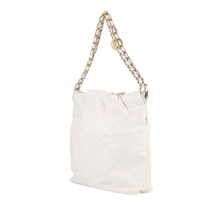 Chanel Small Shiny Calfskin 22 Hobo