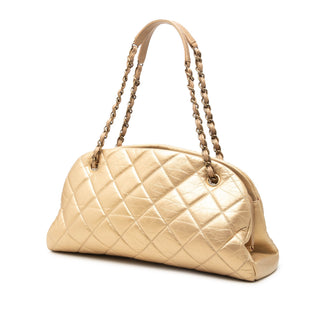 Chanel Medium Aged Calfskin Just Mademoiselle Bowling Bag