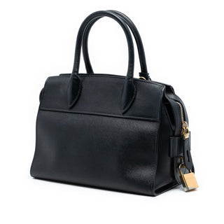 Prada
Small Saffiano and City Calf Esplanade Satchel