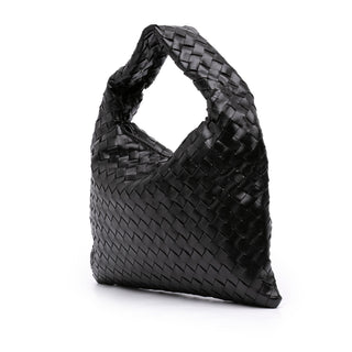 Bottega Veneta Small Calfskin Intrecciato Hop Hobo
