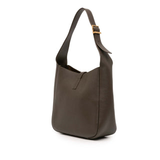 Saint Laurent Small Grained Calfskin Supple Le 5 a 7 Soft Hobo