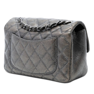 Chanel
Mini Rectangular Classic Metallic Caviar Single Flap