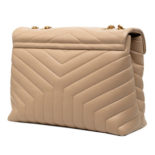 Saint Laurent Medium Matelasse Calfskin Monogram LouLou Shoulder Bag