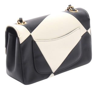 Chanel Mini Rectangular Classic Lambskin Geometric Patchwork Single Flap