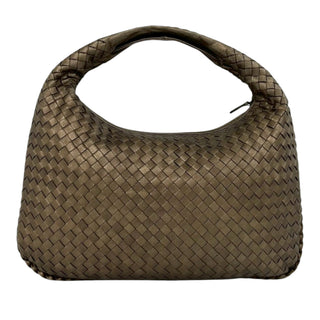 Bottega Veneta Small Metallic Nappa Intrecciato Veneta Hobo