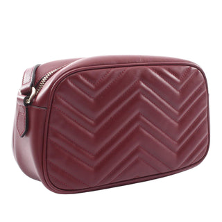 Gucci Small GG Marmont Matelasse Leather Sphinx Crossbody