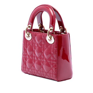 Dior Mini Patent Cannage Lady Dior