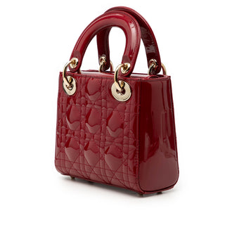 Dior Mini Patent Cannage Lady Dior