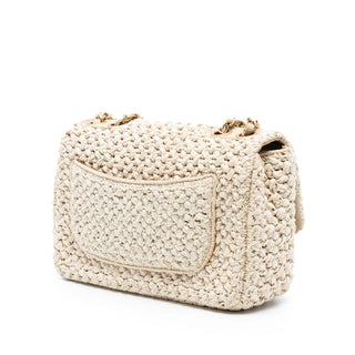 Chanel
Medium Classic Raffia Crochet Single Flap
