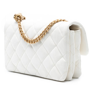 Chanel
Mini Quilted Lambskin Quilted CC Single Flap