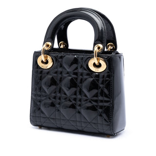 Dior Mini Patent Cannage Lady Dior