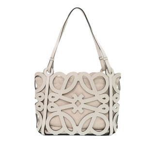 LOEWE Small Anagram Leather CutOut Tote