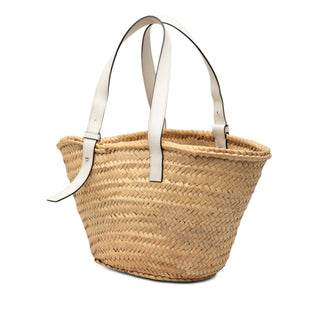 LOEWE Medium Raffia Anagram Basket Tote