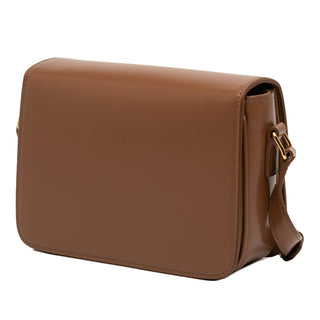 Celine Teen Shiny Calfskin Triomphe Crossbody