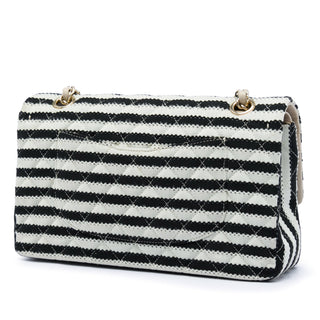 Chanel Medium Classic Jersey Coco Sailor Double Flap