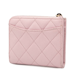 Chanel
CC Quilted Caviar Zipped Small Wallet
