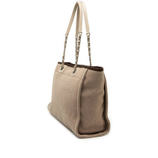 Chanel Small Canvas Deauville Tote