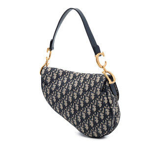 Dior Oblique Canvas Saddle Bag