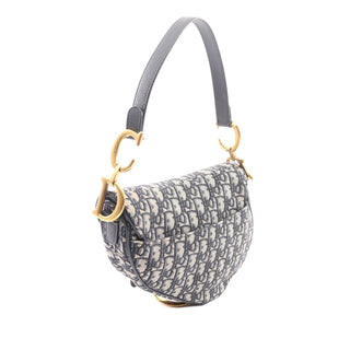 Dior Oblique Canvas Saddle Bag