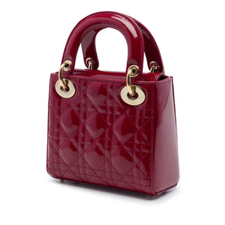 Dior Mini Patent Cannage Lady Dior
