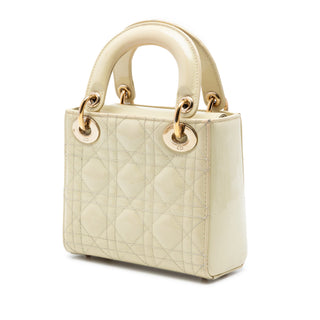 Dior Mini Patent Cannage Lady Dior
