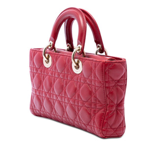 Dior Medium Lambskin Cannage Lady D Joy