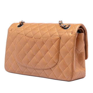Chanel
Medium Classic Metallic Caviar Double Flap