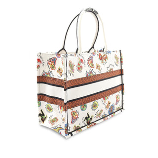 Dior Niki de Saint Phalle Medium Embroidered Canvas Book Tote