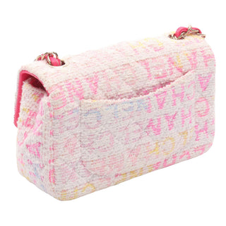 Chanel Mini Rectangular Tweed Single Flap