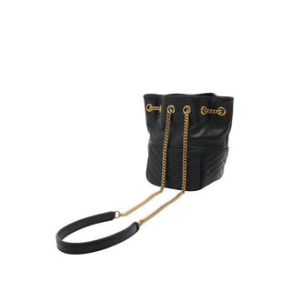 Saint Laurent Mini Chevron Lambskin Joe Bucket Bag