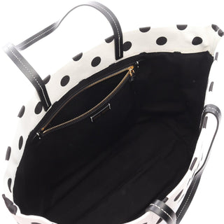 Miu Miu Printed Canvas Tote