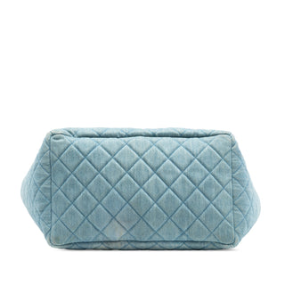 Chanel
Quilted Washed Denim Urban Spirit Bucket Bag