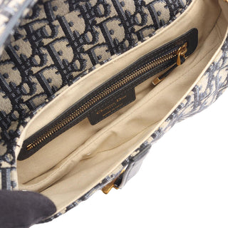 Dior Oblique Canvas Saddle Bag