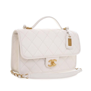 Chanel
Medium Quilted Caviar School Memory Top Handle Flap