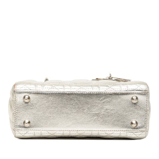 Dior Small Metallic Grained Calfskin Cannage My ABCDior Lady Dior