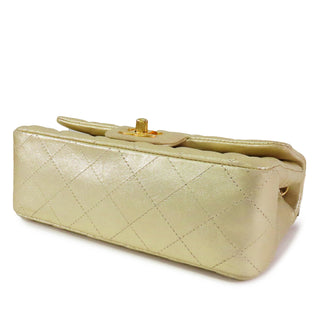 Chanel
Mini Rectangular Classic Metallic Lambskin Single Flap