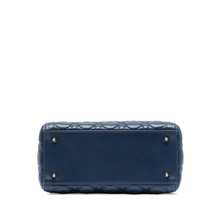 Dior Medium Ombre Lambskin Cannage Lady Dior
