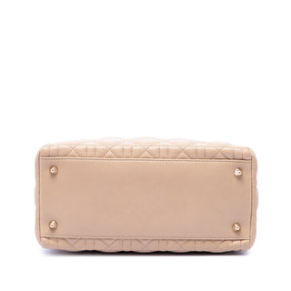 Dior Medium Lambskin Cannage Bow Lady D
