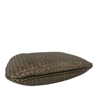 Bottega Veneta Small Metallic Nappa Intrecciato Veneta Hobo