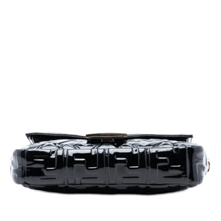 Fendi
Medium Zucca Embossed Patent Baguette Satchel