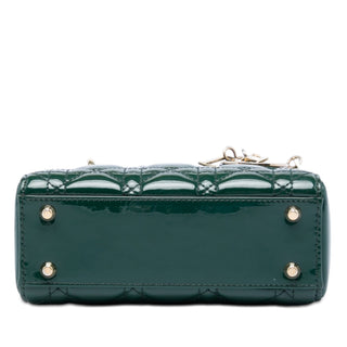 Dior Mini Patent Cannage Lady Dior