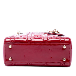Dior Mini Patent Cannage Lady Dior
