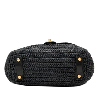 Chanel CC Raffia Crossbody