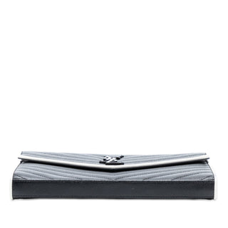 Saint Laurent
Bicolor Monochrome Envelope Chain Wallet